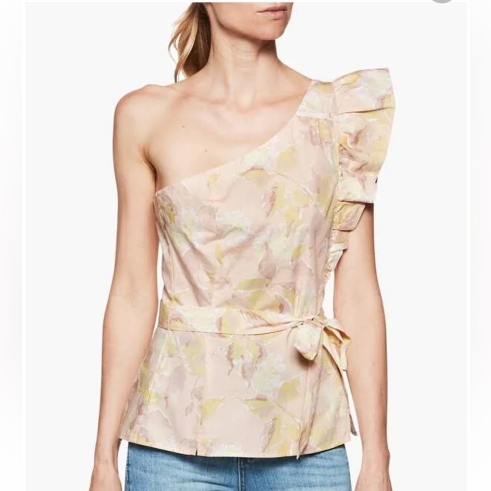 BNWT PAIGE ONE SHOULDER CANTINA TOP, Size XS